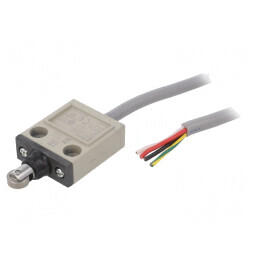 Limitator Cursă Rola Metalică Ø12mm NO NC | Electronic-mag.ro | Componente Electronice