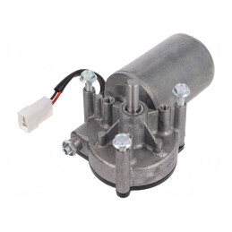 Motor DC 24V 40rpm cu transmisie melc 5Nm IP53 | Electronic-mag.ro | Componente Electronice
