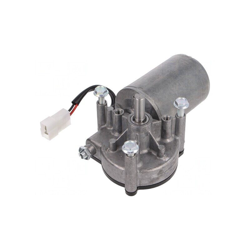 Motor DC 24V 40rpm cu transmisie melc 5Nm IP53 | Electronic-mag.ro | Componente Electronice