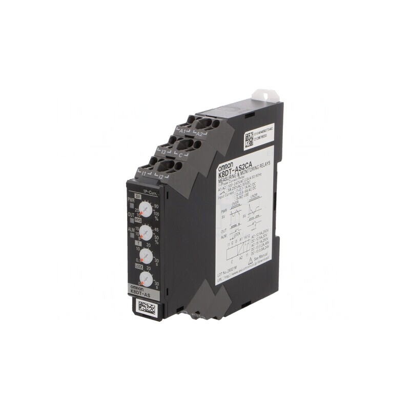 Releu Monitorizare Curent AC/DC SPDT K8DT-AS2CA | Electronic-mag.ro | Componente Electronice