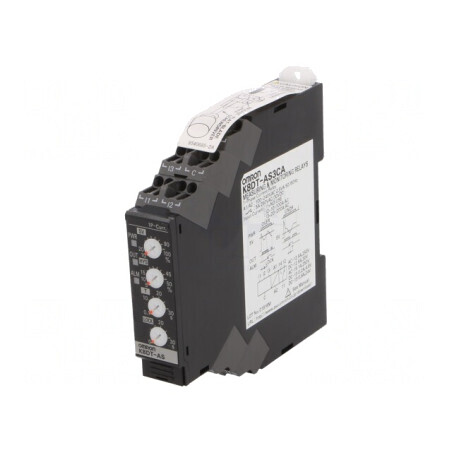 Releu Monitorizare Curent AC/DC SPDT K8DT-AS3CA | Electronic-mag.ro | Componente Electronice