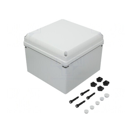 Carcasă Universală Policarbonat 300x300x220mm GEOS | Electronic-mag.ro | Componente Electronice