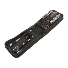 Set chei tubulare 1/4, 40 piese | Electronic-mag.ro | Componente Electronice