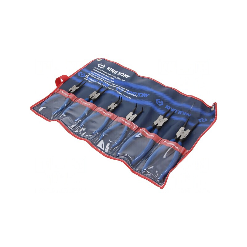 Set Clești pentru Inele de Blocare cu Etui 6 Bucăți | Electronic-mag.ro | Componente Electronice