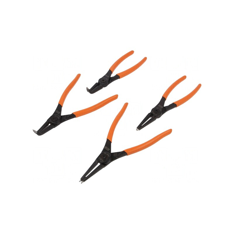 Clești pentru inele de blocare, set 4 bucăți, extern, 28-29 mm | Electronic-mag.ro | Componente Electronice