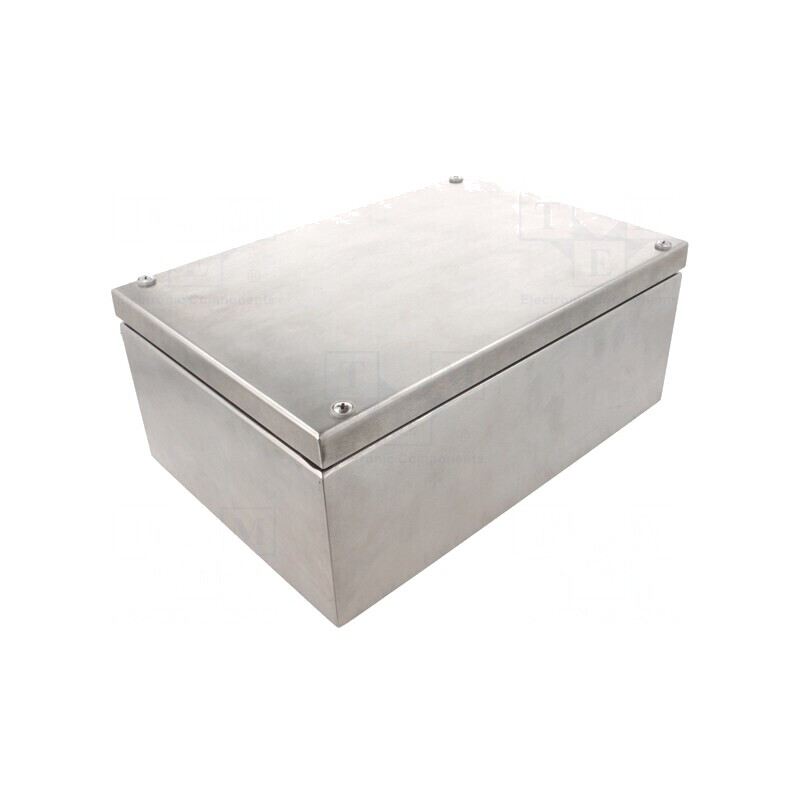 Carcasă universală 200x300x121 mm oțel inoxidabil | Electronic-mag.ro | Componente Electronice