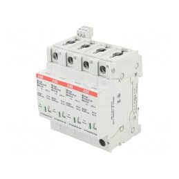 Limitator de Supratensiuni Tip 2 40kA 4 Poli pentru Șină DIN | Electronic-mag.ro | Componente Electronice