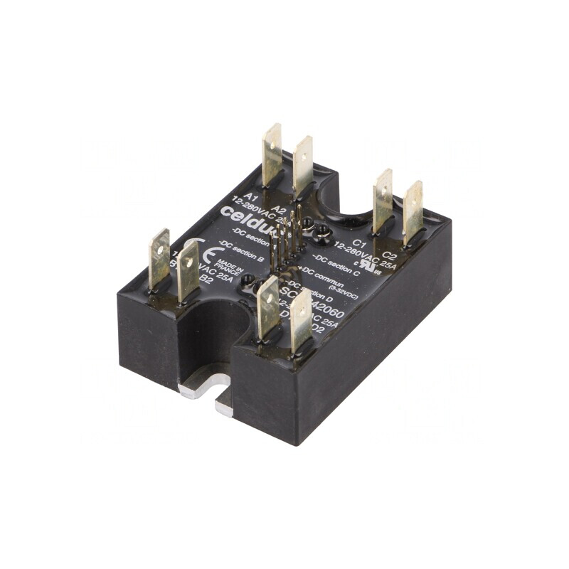 Releu Semiconductor 25A 4 Canale 24-280VAC | Electronic-mag.ro | Componente Electronice Releu Semiconductor 25A 4 Canale 24-280VAC | Electronic-mag.ro | Componente Electronice