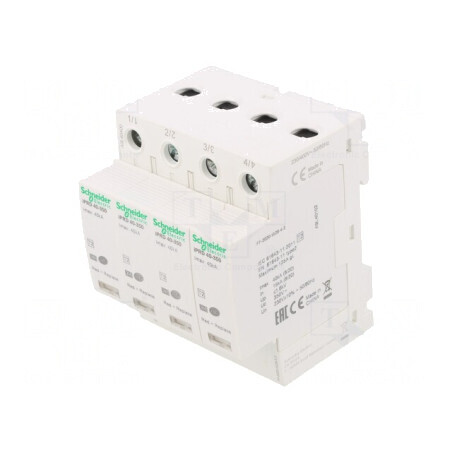 Limitator de Supratensiuni Tip 2, 4 Poli, pentru Șină DIN, IP20 | Electronic-mag.ro | Componente Electronice