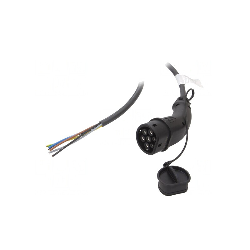 Cablu eMobility 480V 7.4kW Tip 2 5m 20A IP44 | Electronic-mag.ro | Componente Electronice