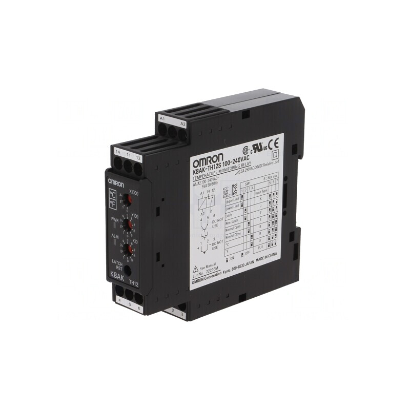 Releu Monitorizare Temperatură SPDT 100-240VAC K8AK-TH12S | Electronic-mag.ro | Componente Electronice Releu Monitorizare Temperatură SPDT 100-240VAC K8AK-TH12S | Electronic-mag.ro | Componente Electronice