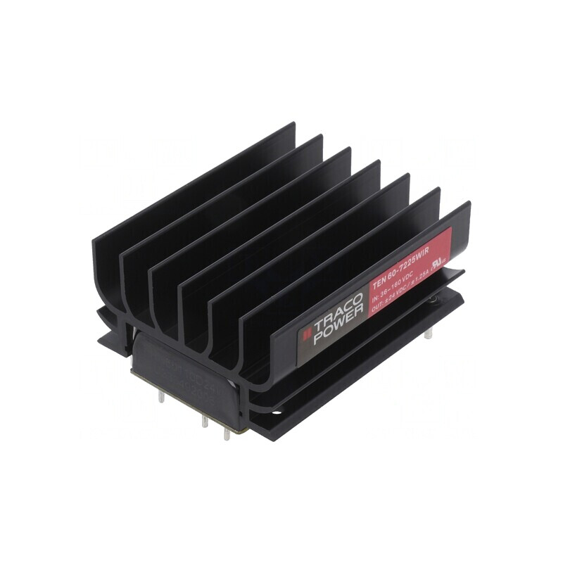 Convertor DC/DC 60W 36-160V la 24V/-24V TEN 60-7225WIR | Electronic-mag.ro | Componente Electronice