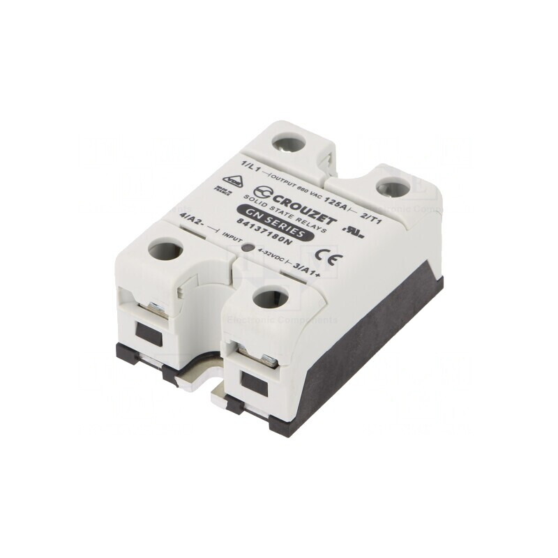 Releu Semiconductor 125A 24-500VAC 1-Fazat 4-32VDC | Electronic-mag.ro | Componente Electronice Releu Semiconductor 125A 24-500VAC 1-Fazat 4-32VDC | Electronic-mag.ro | Componente Electronice