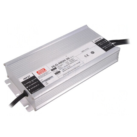 Alimentator LED 480W 36V 13.3A IP67 | Electronic-mag.ro | Componente Electronice