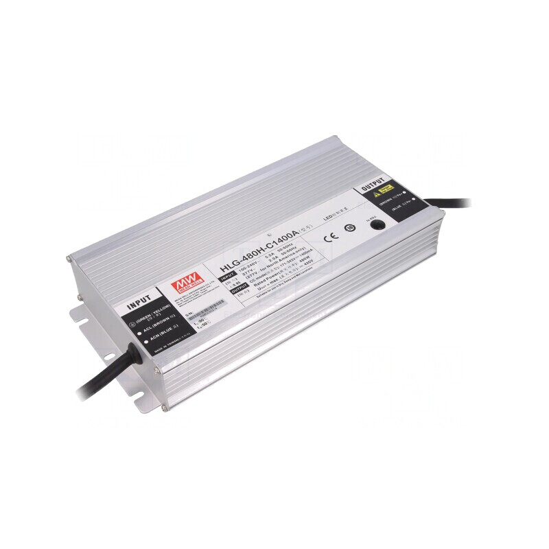 Alimentator LED 480W IP65 HLG-480H-C1400A | Electronic-mag.ro | Componente Electronice Alimentator LED 480W IP65 HLG-480H-C1400A | Electronic-mag.ro | Componente Electronice