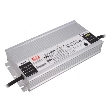 Alimentator LED 480W IP65 85-171VDC 1400-2800mA | Electronic-mag.ro | Componente Electronice