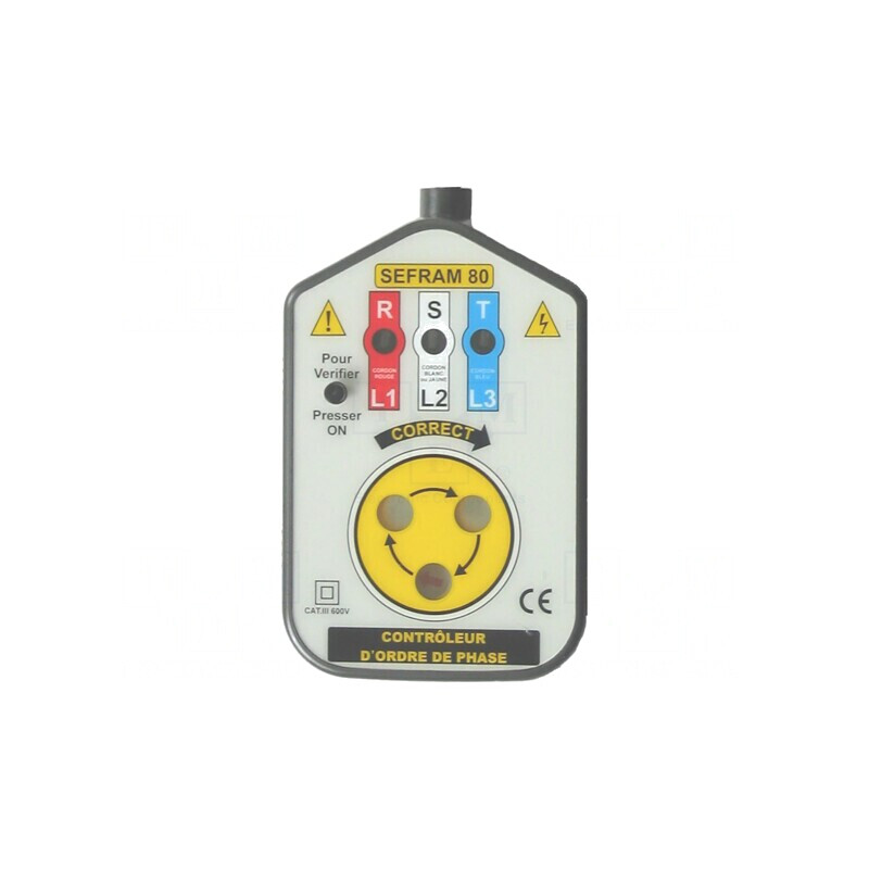 Tester Succesiune Faze 50-60Hz cu Husă SEFRAM80 | Electronic-mag.ro | Componente Electronice Tester Succesiune Faze 50-60Hz cu Husă SEFRAM80 | Electronic-mag.ro | Componente Electronice