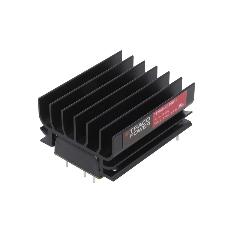 Convertor DC/DC 60W 36-75V la 12V/-12V | Electronic-mag.ro | Componente Electronice
