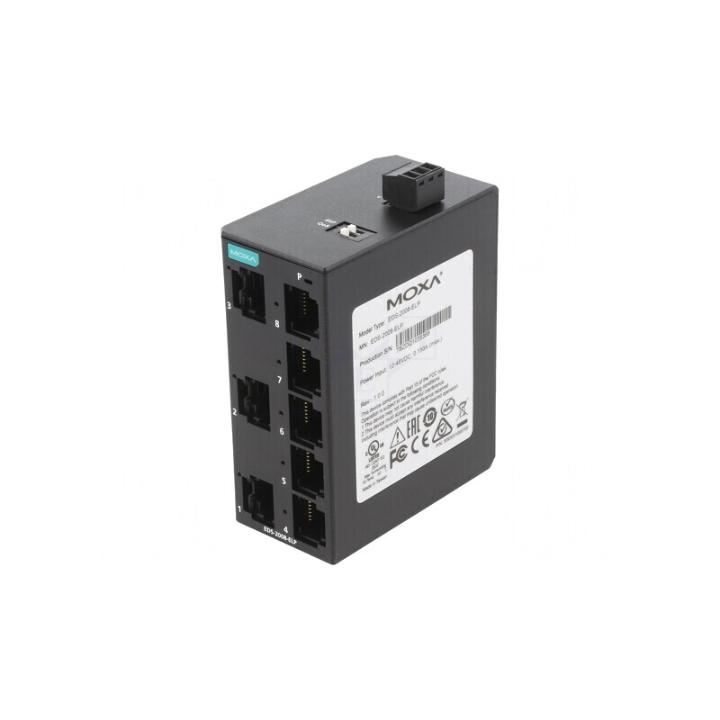 Switch Ethernet 8 Porturi 9,6-60VDC Neadministrabil | Electronic-mag.ro | Componente Electronice