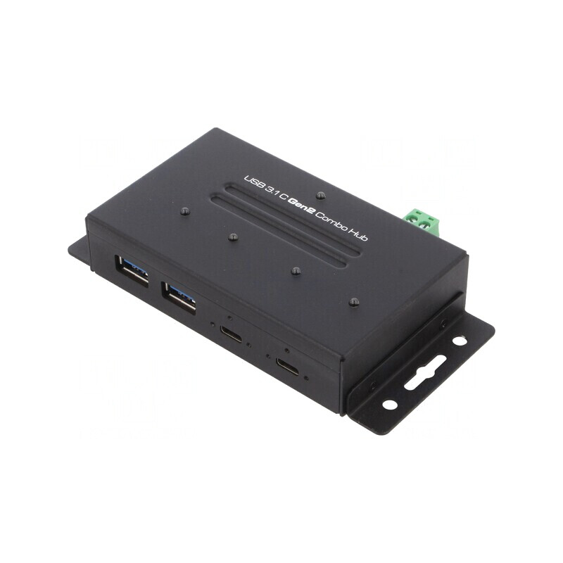 Hub USB Industrial USB 3.1 PnP 10Gbps Fixat pe Blat | Electronic-mag.ro | Componente Electronice