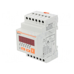 Voltmetru Digital pentru Șină DIN 15-660V | Electronic-mag.ro | Componente Electronice