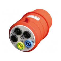 Adaptor trifazic 16A CEE mufă x5 4mm | Electronic-mag.ro | Componente Electronice