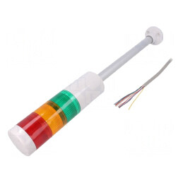 Coloană Semnalizare LED Roşu/Ambră/Verde | Electronic-mag.ro | Componente Electronice