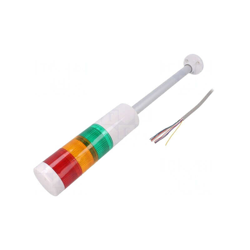 Coloană Semnalizare LED Roşu/Ambră/Verde | Electronic-mag.ro | Componente Electronice