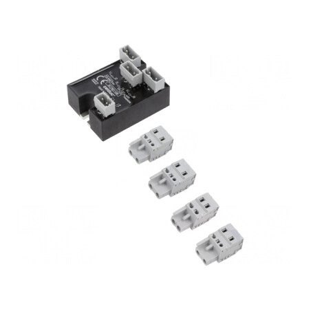Releu Semiconductor 12A 3-Fazat IP20 12-440VAC | Electronic-mag.ro | Componente Electronice