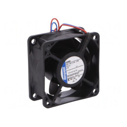 Ventilator axial 24V DC 60x60x25mm 58m3/h 44dBA cu bilă | Electronic-mag.ro | Componente Electronice