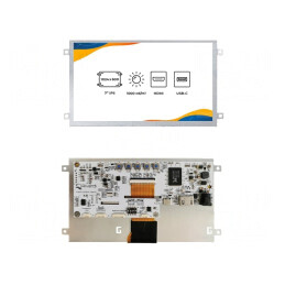 Display TFT 7" 1024x600 LED RGB | Electronic-mag.ro | Componente Electronice