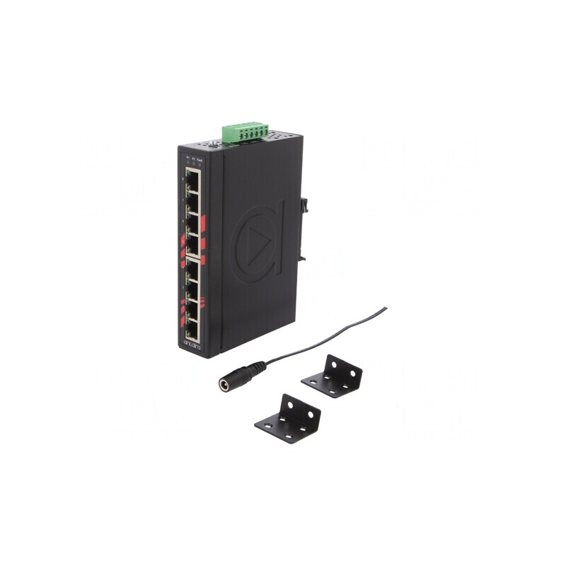 Switch Ethernet 8 Porturi 12-48VDC Neadministrabil | Electronic-mag.ro | Componente Electronice