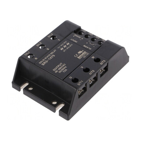 Releu Semiconductor 75A 3-Fazat 48-480VAC | Electronic-mag.ro | Componente Electronice