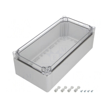 Carcasă Universală Policarbonat 200x400x132mm | Electronic-mag.ro | Componente Electronice