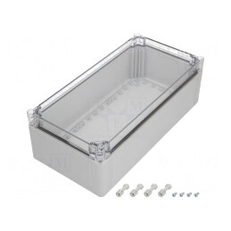 Carcasă Universală Policarbonat 200x400x132mm | Electronic-mag.ro | Componente Electronice