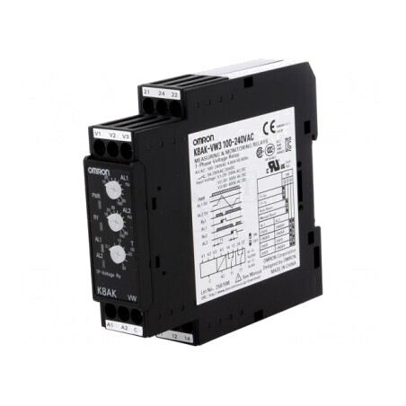 Releu Monitorizare Tensiune 100-240VAC SPDT IP20 | Electronic-mag.ro | Componente Electronice