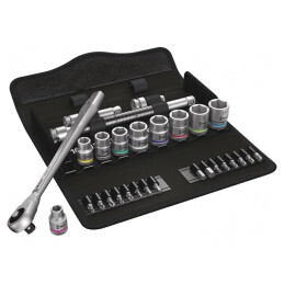 Set Chei Tubulare 3/8 Zyklop 29 Bucăți | Electronic-mag.ro | Componente Electronice