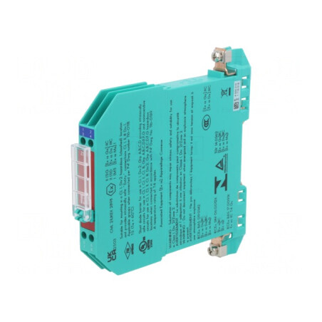 Adaptor barieră Zener pentru şină DIN 20-60°C | Electronic-mag.ro | Componente Electronice