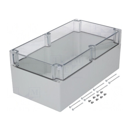 Carcasă universală gri 200x360x151mm IK08 | Electronic-mag.ro | Componente Electronice