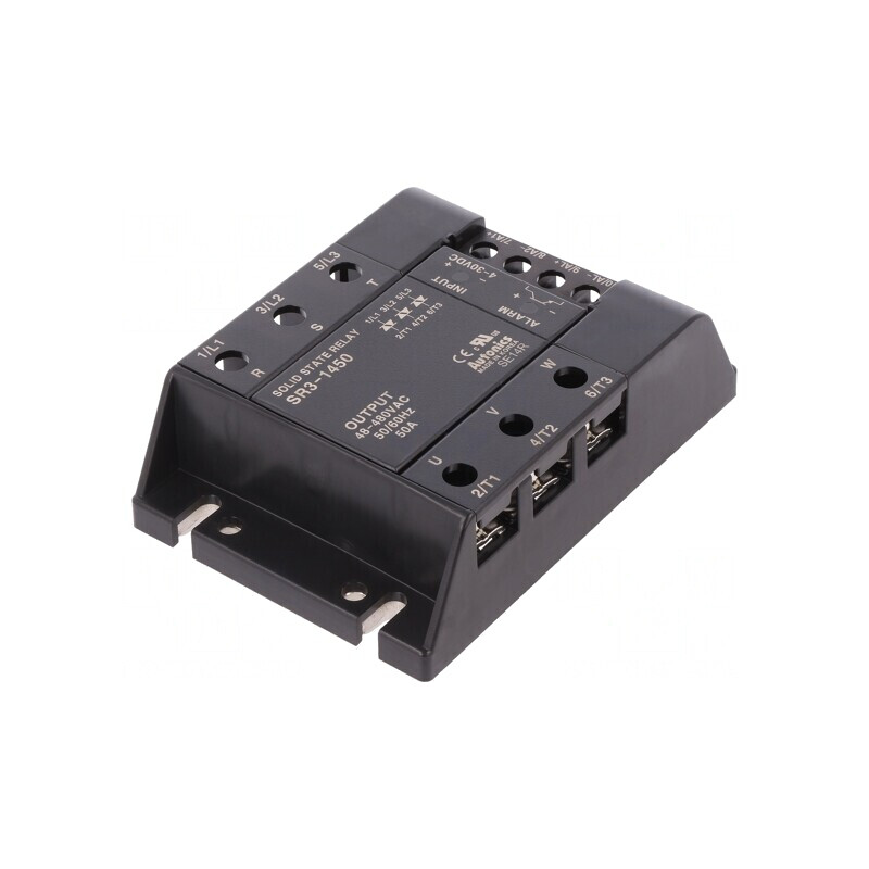 Releu Semiconductori 50A 3-Fazat 48-480VAC | Electronic-mag.ro | Componente Electronice
