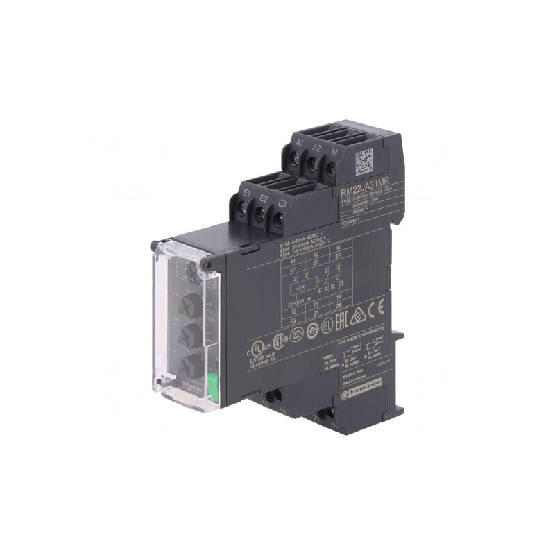 Releu Monitorizare Curent AC 24-240V RM22JA31MR | Electronic-mag.ro | Componente Electronice