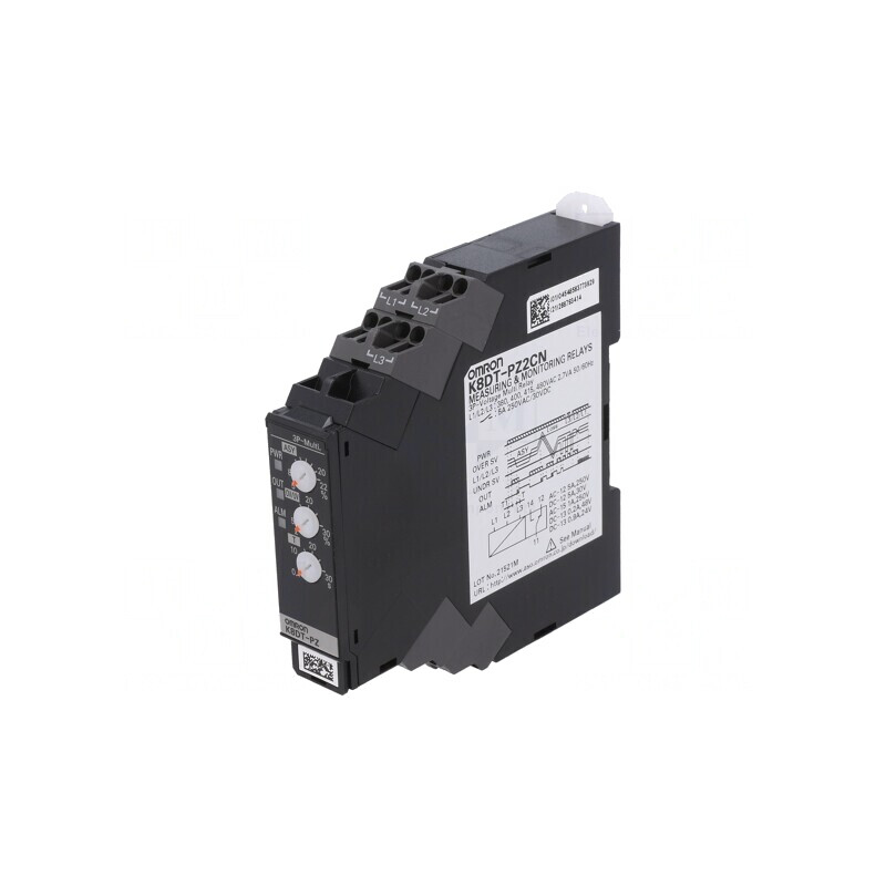 Releu Monitorizare Tensiune DIN SPDT K8DT-PZ2CN | Electronic-mag.ro | Componente Electronice