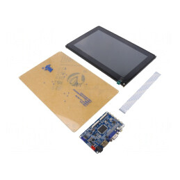 Afișaj LCD Grafic 10,1" 1024x600 HDMI USB 12VDC | Electronic-mag.ro | Componente Electronice