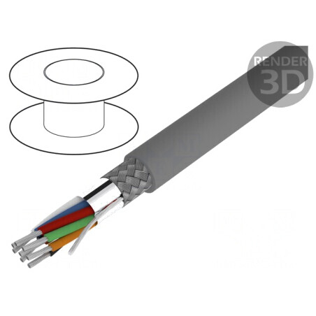 Cablu Alpha Essential 1x16AWG PVC Gri 30,5m | Electronic-mag.ro | Componente Electronice