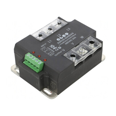 Releu Semiconductor 25A 3-Fazat 24-530VAC | Electronic-mag.ro | Componente Electronice