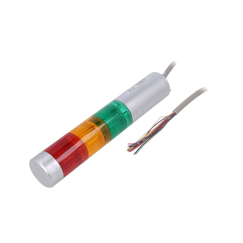 Coloană de Semnalizare LED Roșu/Ambră/Verde | Electronic-mag.ro | Componente Electronice