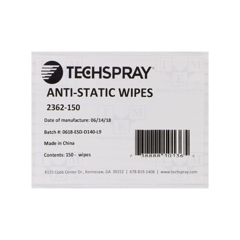 Şerveţel Cleanroom 150buc Uscate 230x230mm | Electronic-mag.ro | Componente Electronice