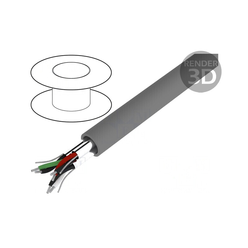 Cablu Electric Alpha Essential 3x2x24AWG PVC Gri 300V | Electronic-mag.ro | Componente Electronice Cablu Electric Alpha Essential 3x2x24AWG PVC Gri 300V | Electronic-mag.ro | Componente Electronice
