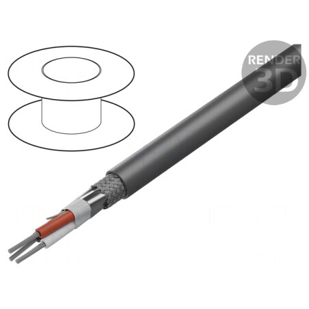 Cablu Flexibil Xtra Guard 3x28AWG PVC Gri 30.5m | Electronic-mag.ro | Componente Electronice