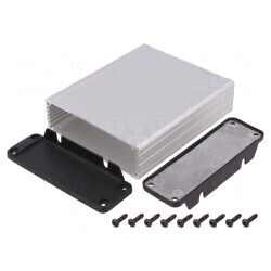 Carcasă Aluminiu Natural 104x120x32mm | Electronic-mag.ro | Componente Electronice